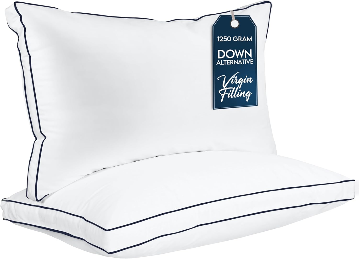 Utopia Bedding Bed Pillows for Sleeping Queen Size (White), Set of 2, Cooling Hotel Quality, Gusseted Pillow for Back, Stomach or Side Sleepers - Image 15