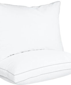 Utopia Bedding Bed Pillows for Sleeping Queen Size (White), Set of 2, Cooling Hotel Quality, Gusseted Pillow for Back, Stomach or Side Sleepers