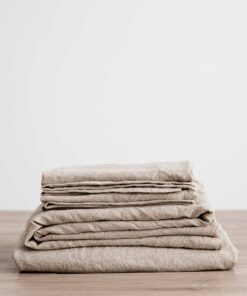 Linen Sheet Set with Pillowcases - Natural