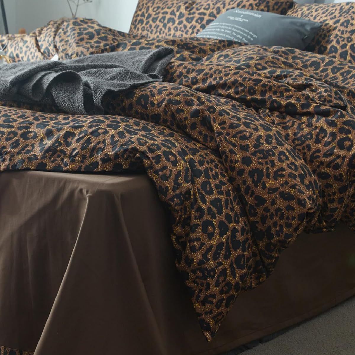 LifeTB Queen Comforter Set Tan Gingham Comforter Modern Style Beige Plaid Comforter Set 3 Pieces Fluffy Grid Checkered Comforter with 2 Pillowcases Boho Gingham Bedding Set Queen Size - Image 41