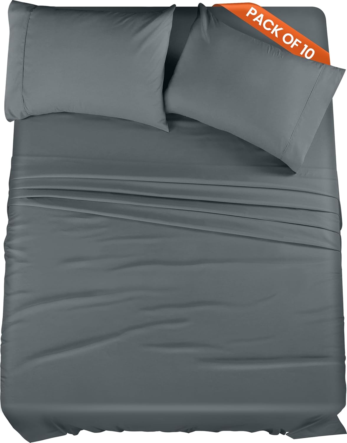 Utopia Bedding Queen Sheet Set – 4 Piece Bed Sheets for Queen Size Bed, Soft and Breathable Microfiber, Includes 1 Fitted Sheet, 1 Flat Sheet and 2 Pillowcases (Grey) - Image 50