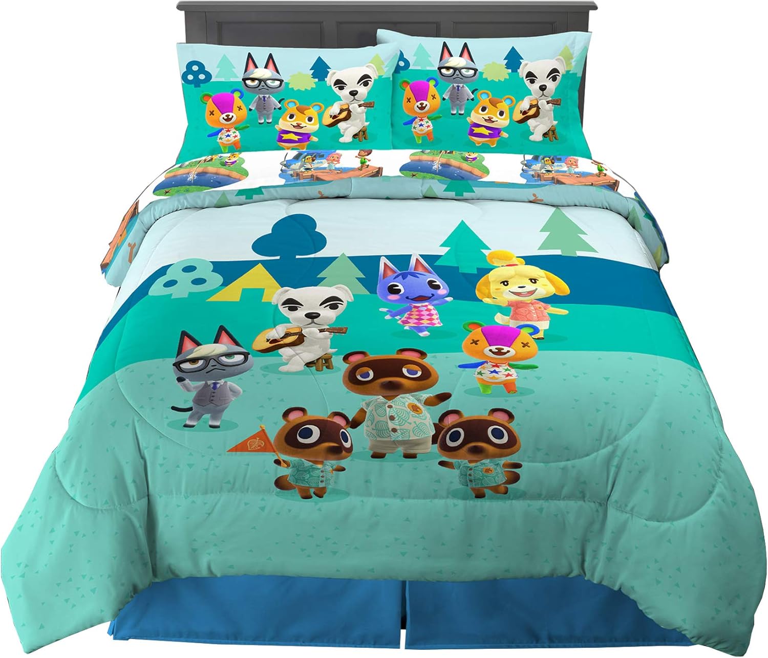 DreamWorks Gabby's Dollhouse Cakey, MerCat And Pandy Kids Bedding Super Soft Comforter And Sheet Set, 4 Piece Twin Size, By Franco - Image 7