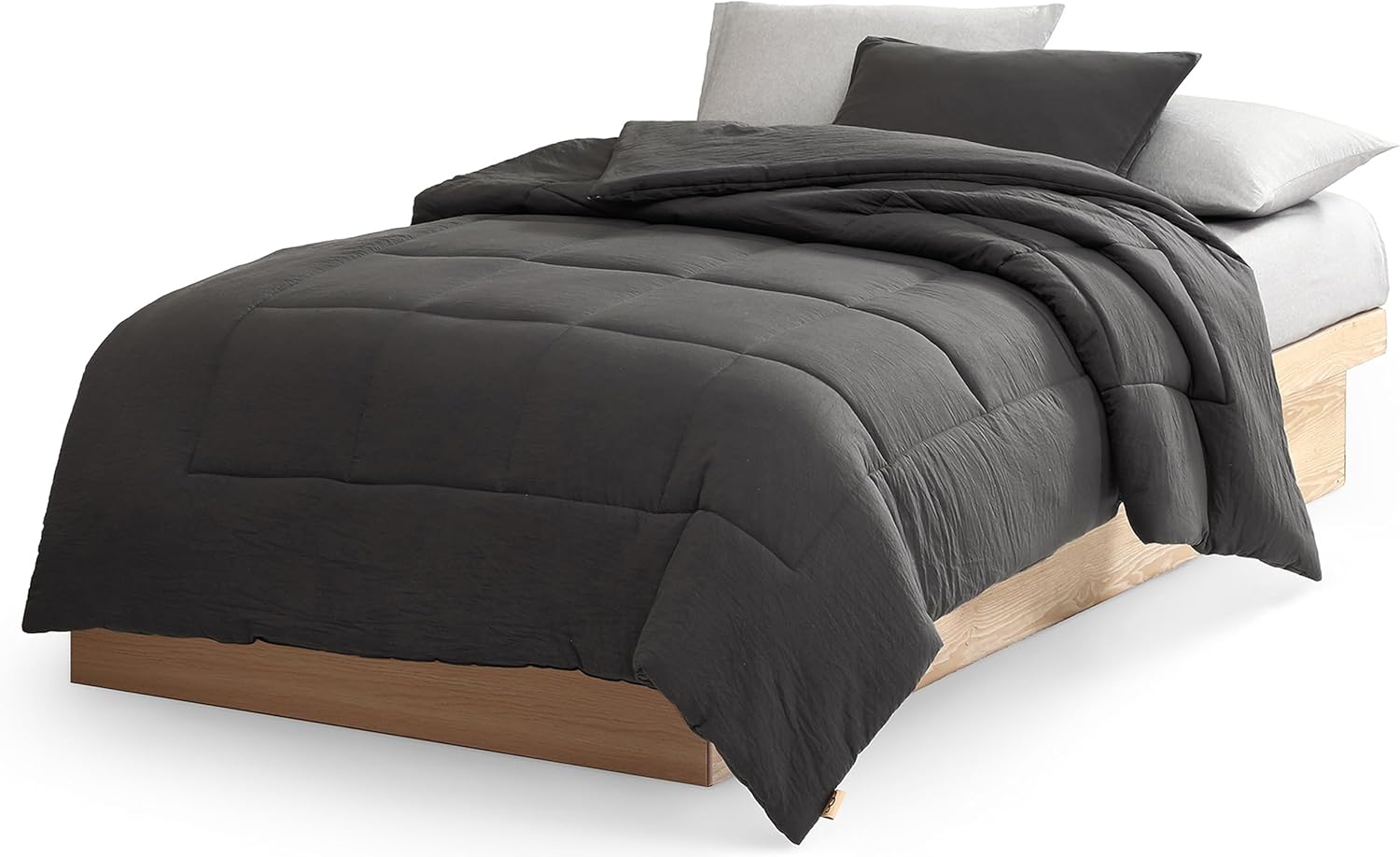 UGG Full/Queen Comforter Set with 2 Pillow Shams, Lightweight Down Alternative Blanket, Reversible Cozy Warm All Season Washable, Hypoallergenic Bedding Set, Navy Blue (Leonora) - Image 9