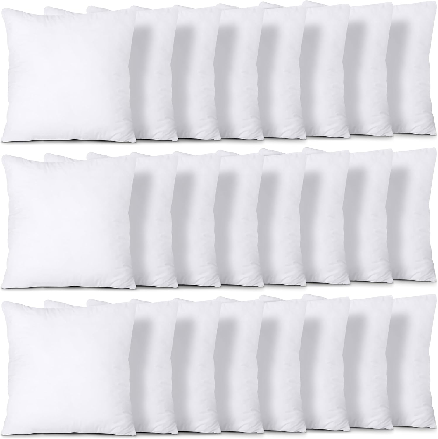 Utopia Bedding Throw Pillows (Set of 4, White), 18 x 18 Inches Pillows for Sofa, Bed and Couch Decorative Stuffer Pillow - Image 18