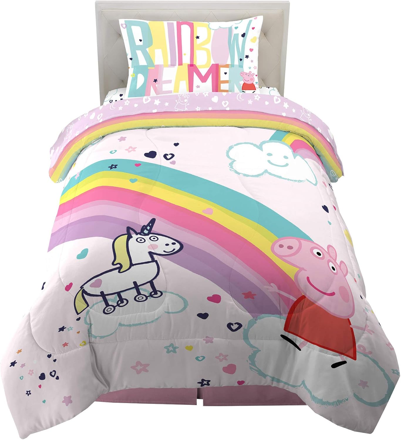 DreamWorks Gabby's Dollhouse Cakey, MerCat And Pandy Kids Bedding Super Soft Comforter And Sheet Set, 4 Piece Twin Size, By Franco - Image 36