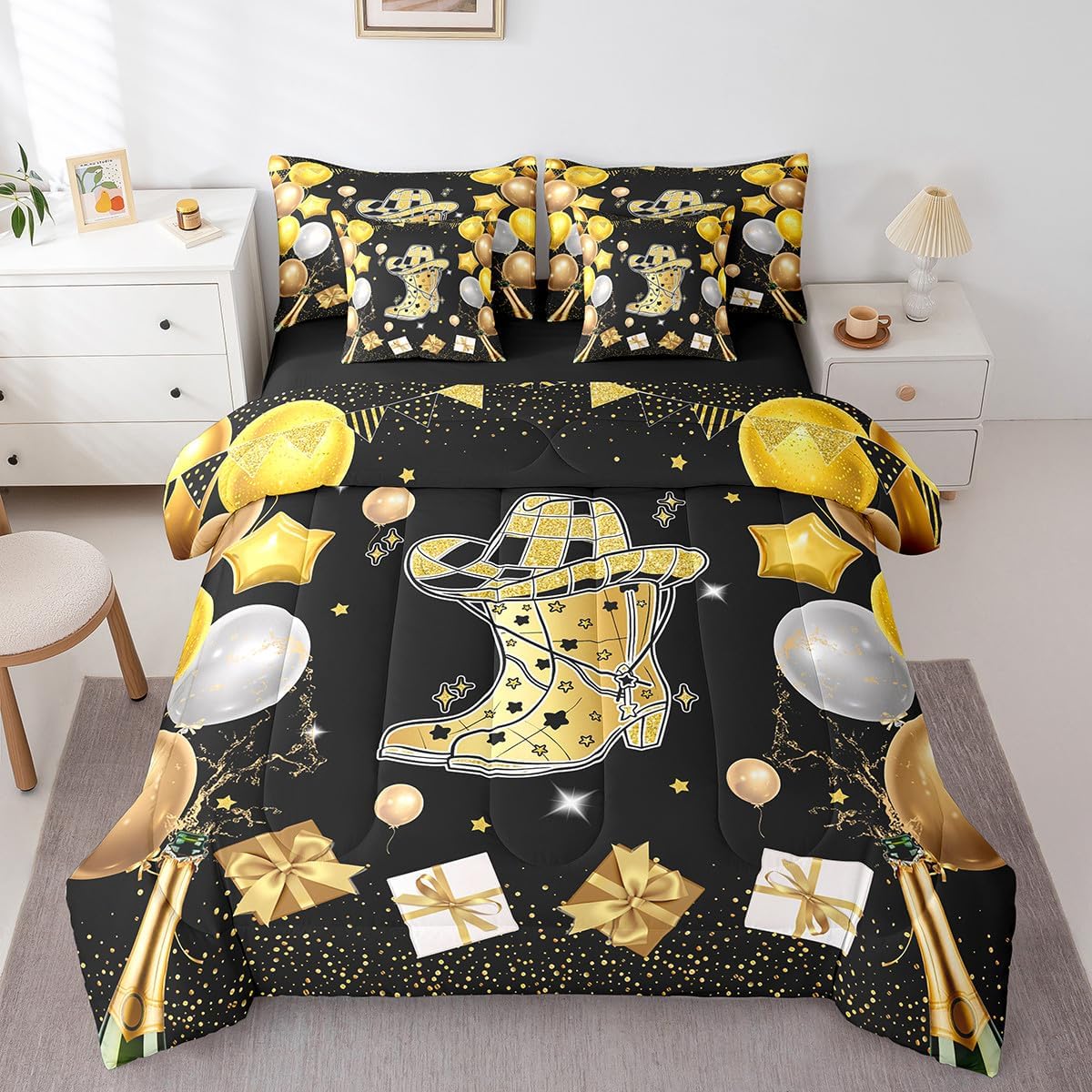 Erosebridal Kawaii Bowknot Girls Bed in A Bag with Sheets Dreamy Princess Style Twin Comforter Set 7 Piece for Kids Teen Women,Girly Cute Bow Bedding Set Pink Bow Tie Bed Set Bedroom Decor - Image 43