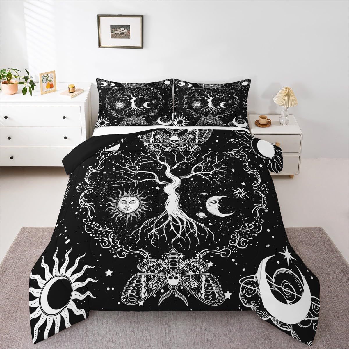 Erosebridal Soccer Comforter Twin Football Bedding Sets for Boys Teens Sport Themed Bedding Ball Gaming Duvet Insert Black Gray Grunge Room Decor 2pcs with 1 Pillow Case Lightweight Soft Bed Set - Image 9