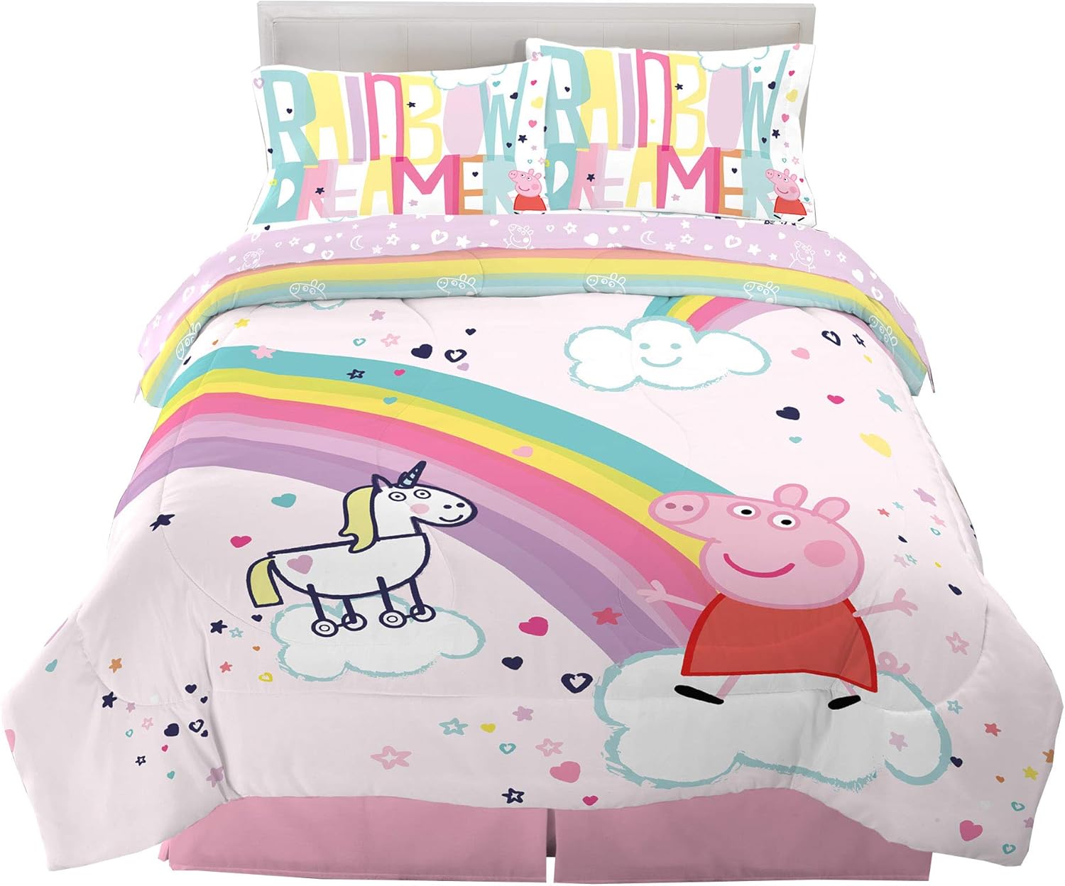 DreamWorks Gabby's Dollhouse Cakey, MerCat And Pandy Kids Bedding Super Soft Comforter And Sheet Set, 4 Piece Twin Size, By Franco - Image 37