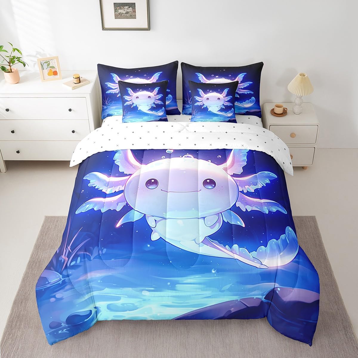 Feelyou Duck Hunter Green Camouflage Hunting 7 Pieces Bedding Set, Queen Size Black Brown All Season,Bed in a Bag with Comforter, Sheets, Pillowcases Camo Army Bed Set Breathable Wild Room Decor - Image 15