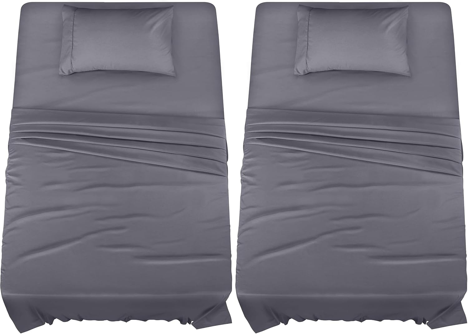 Utopia Bedding Queen Sheet Set – 4 Piece Bed Sheets for Queen Size Bed, Soft and Breathable Microfiber, Includes 1 Fitted Sheet, 1 Flat Sheet and 2 Pillowcases (Grey) - Image 43