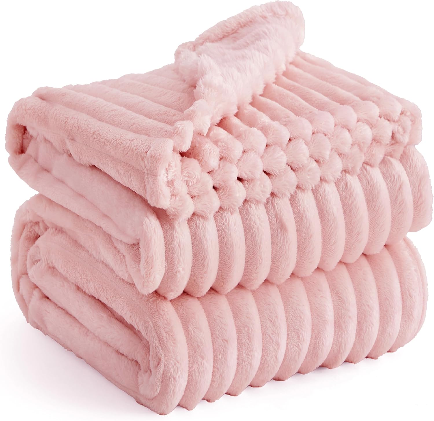 Bedsure GentleSoft King Size Blanket for Bed - Cozy Soft Blankets for Women, Cute Large Bedding Fleece Throws for Girls, Off White, 108x90 Inches - Image 24