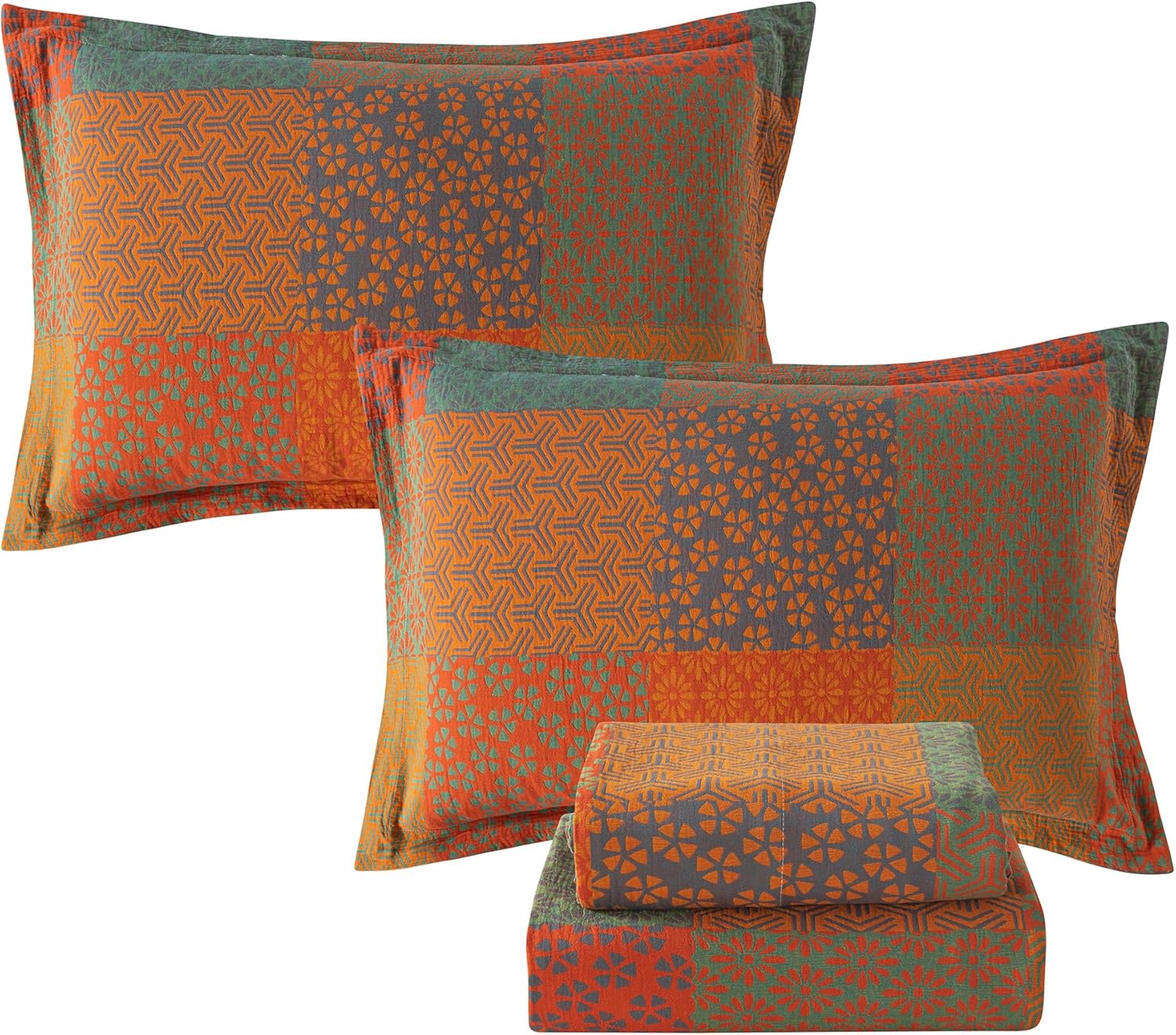 FADFAY Shabby Floral Bedding Elegant Peony Sheets Set Luxury Bedding Collections 800 Thread Count 100% Egyptian Cotton Deep Pocket, 4 Piece-Queen Size - Image 50