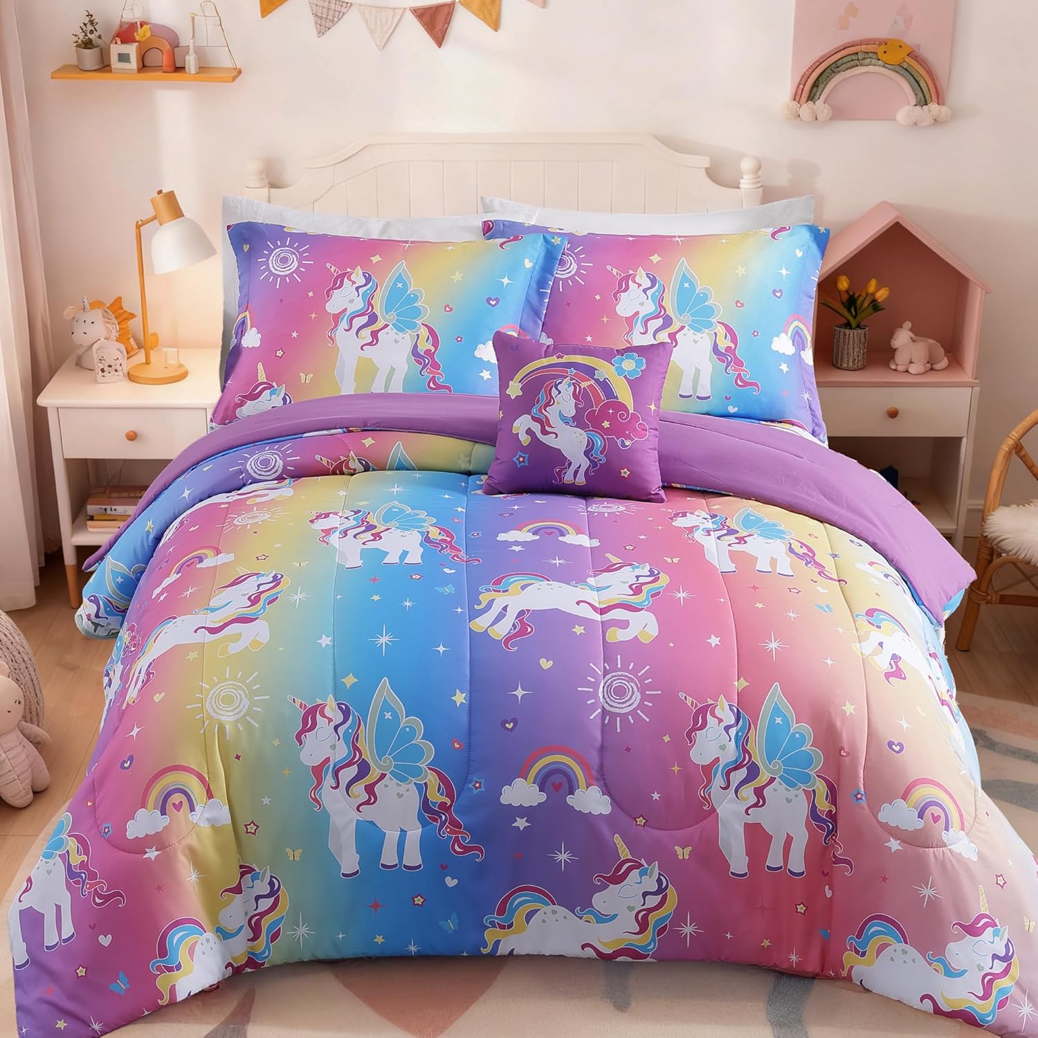 Kids Comforter Set Twin Size for Boys, Glow in The Dark Gamer Bedding Set 1 Comforter, 1 Decor Pillow, 1 Pillow Sham, Twin XL Comforter Set Dorm Bedding - Image 21