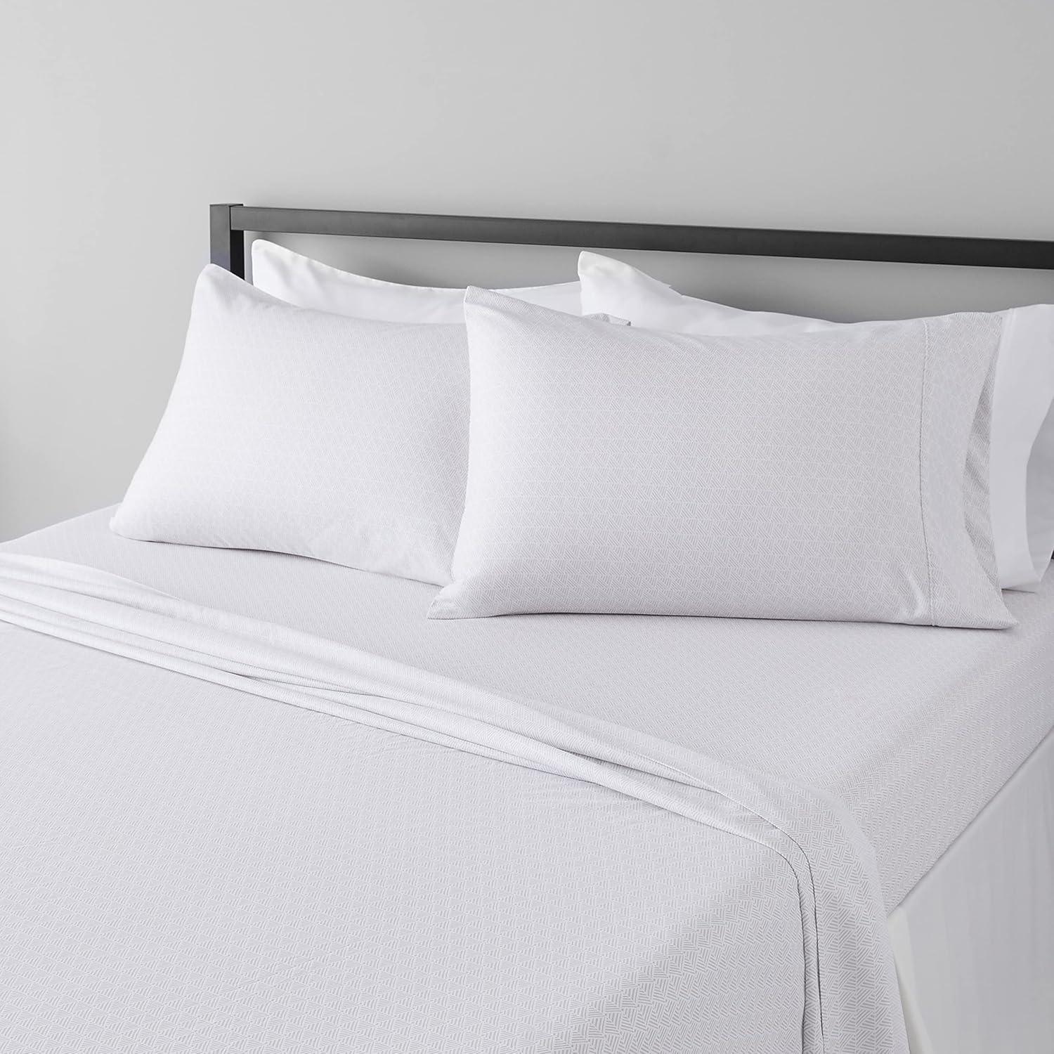 Amazon Basics Lightweight Super Soft, Breathable Easy Care Microfiber 4 Piece Bed Sheet Set with 14-Inch Deep Pockets, Queen, Beige, Solid - Image 57