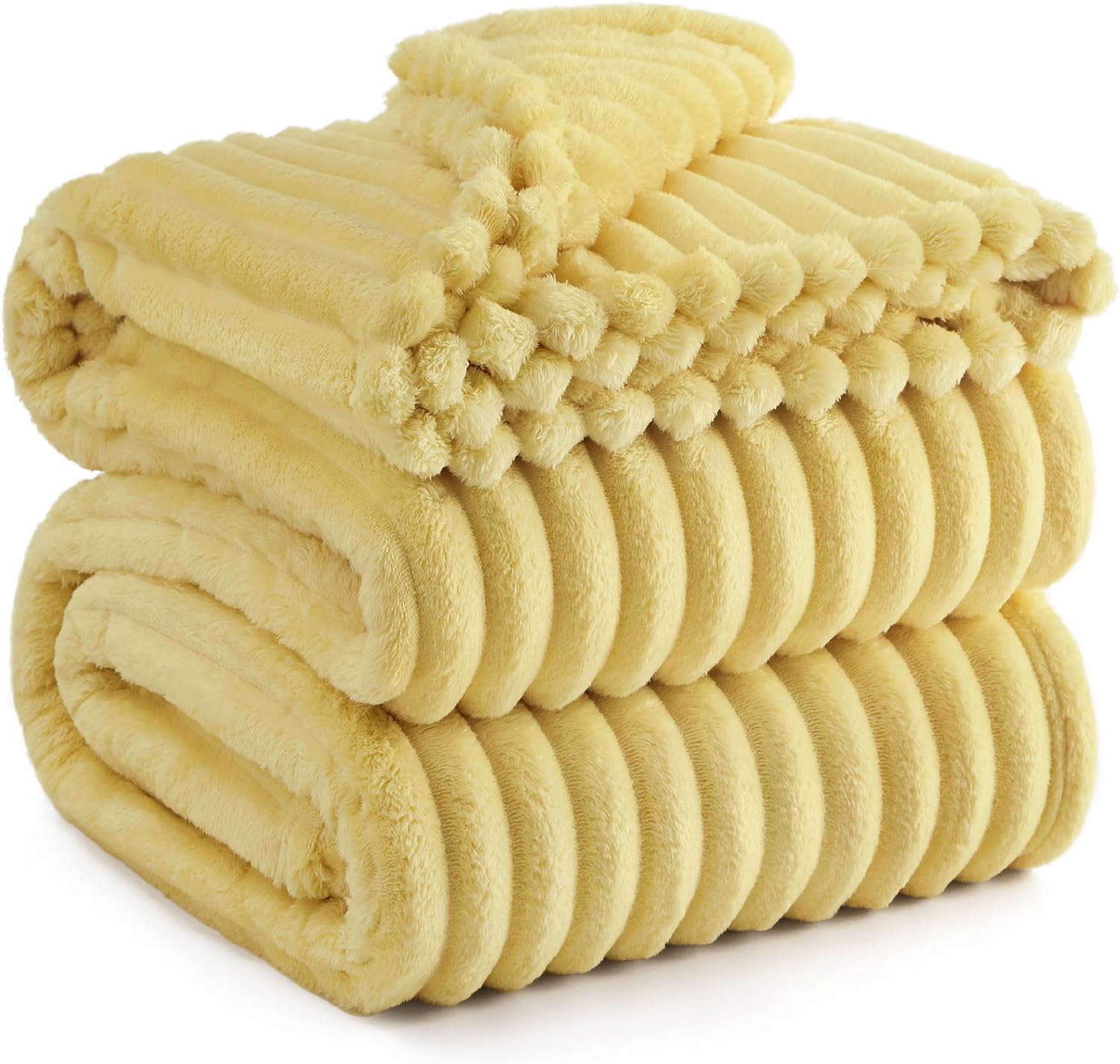 Bedsure GentleSoft King Size Blanket for Bed - Cozy Soft Blankets for Women, Cute Large Bedding Fleece Throws for Girls, Off White, 108x90 Inches - Image 82