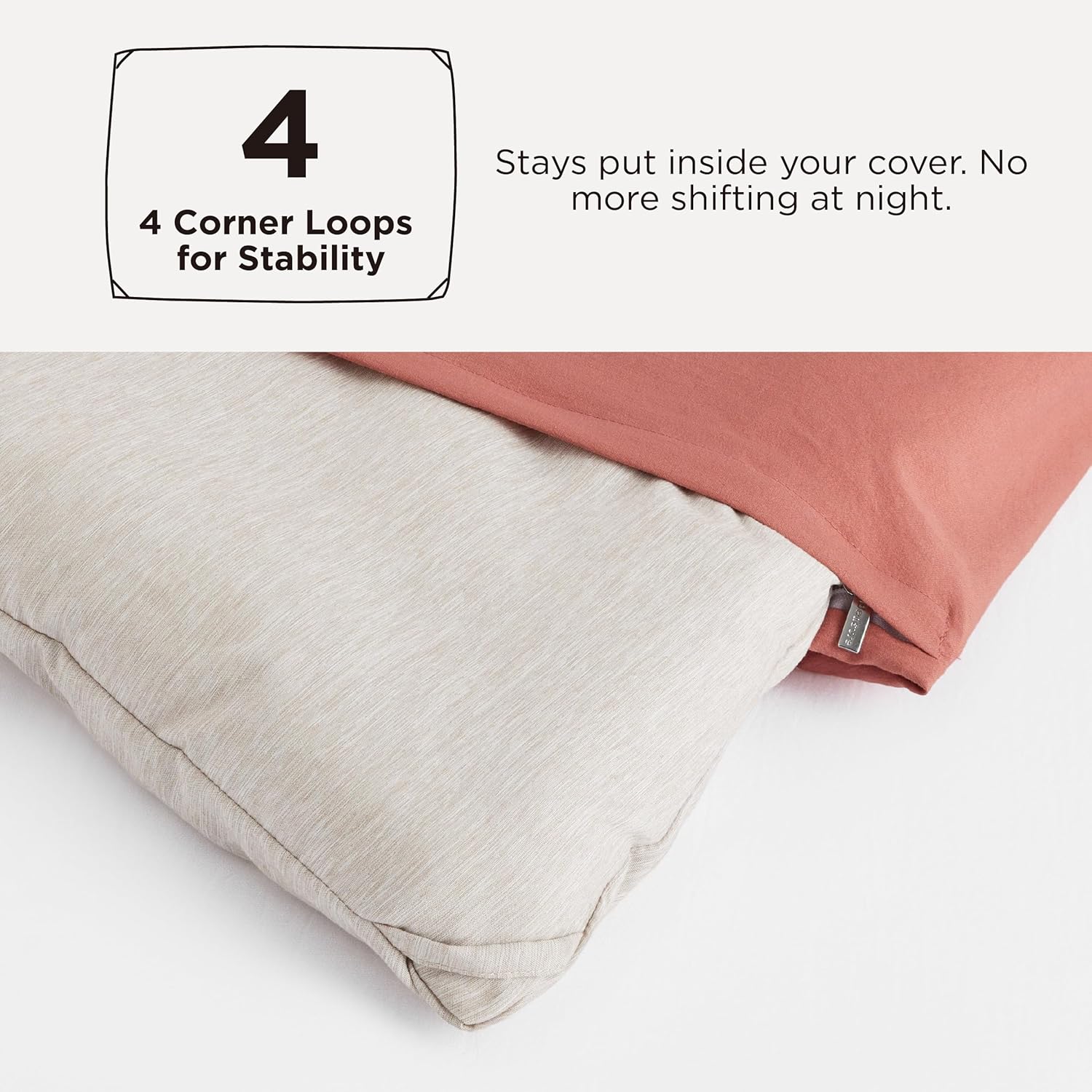 Bedsure Queen Comforter Set - Beige Soft Bedding for All Seasons, Cationic Dyed Bed Set, 3 Pieces, 1 Queen Size Comforter (90"x90") and 2 Pillow Shams (20"x26"+2") - Image 5