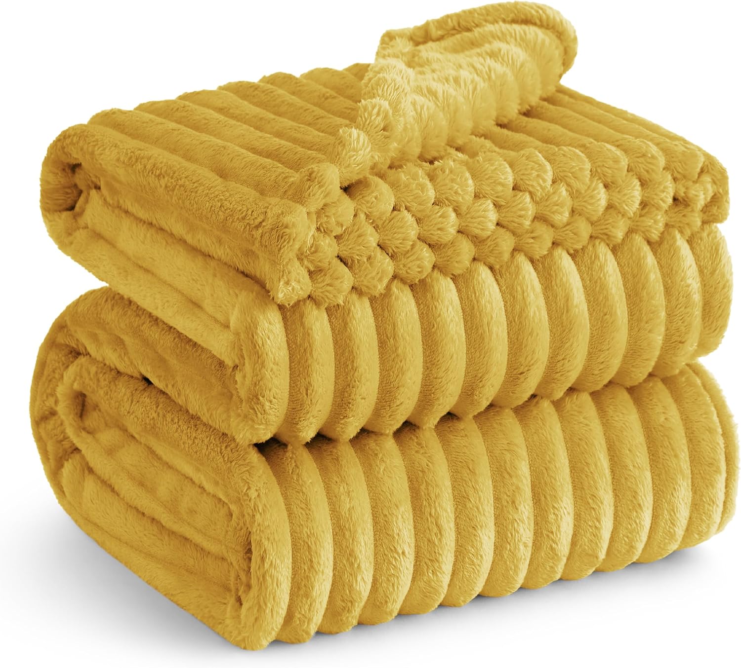 Bedsure GentleSoft Blankets Queen Size for Bed - Cozy Soft Sofa Couch Cover Blankets for Women, Cute Large Bedding Fleece Throws for Girls, Off White, 90x90 Inches - Image 48