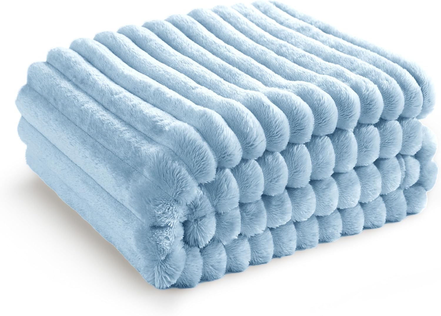 Bedsure GentleSoft Blankets Queen Size for Bed - Cozy Soft Sofa Couch Cover Blankets for Women, Cute Large Bedding Fleece Throws for Girls, Off White, 90x90 Inches - Image 52