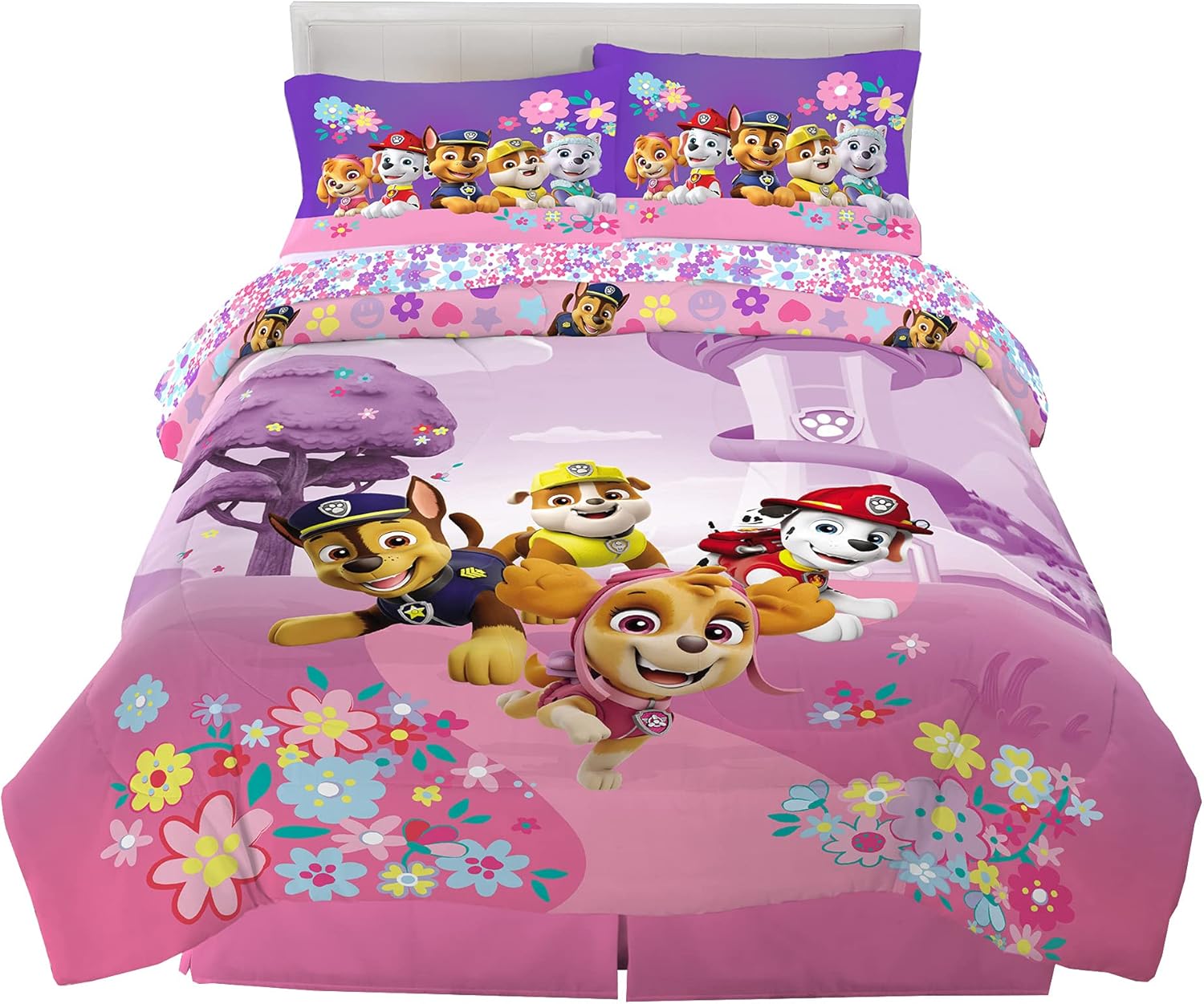 DreamWorks Gabby's Dollhouse Cakey, MerCat And Pandy Kids Bedding Super Soft Comforter And Sheet Set, 4 Piece Twin Size, By Franco - Image 35