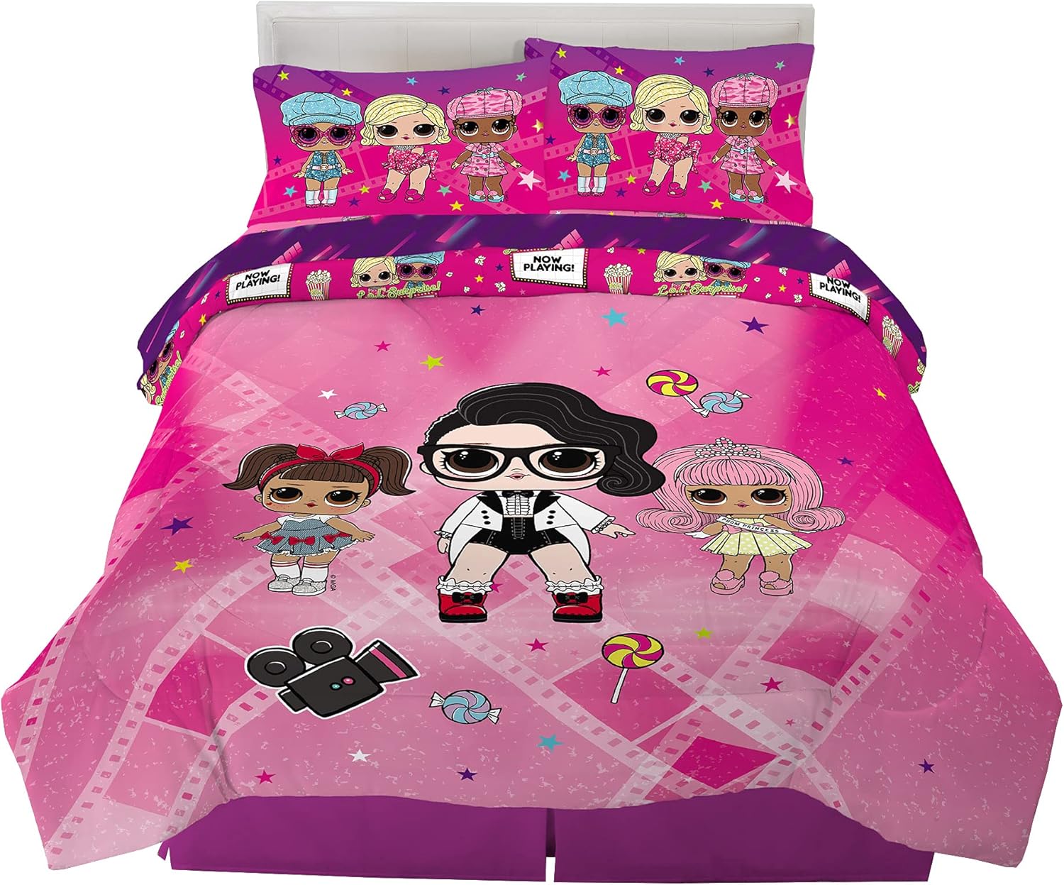 DreamWorks Gabby's Dollhouse Cakey, MerCat And Pandy Kids Bedding Super Soft Comforter And Sheet Set, 4 Piece Twin Size, By Franco - Image 22