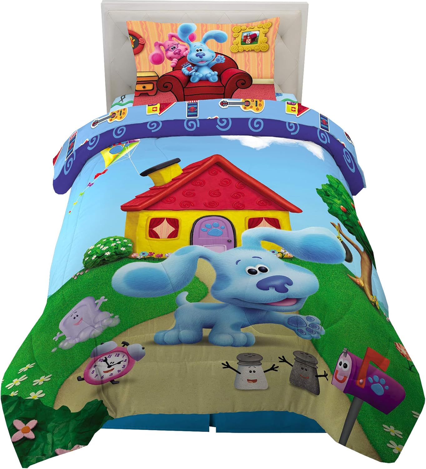 DreamWorks Gabby's Dollhouse Cakey, MerCat And Pandy Kids Bedding Super Soft Comforter And Sheet Set, 4 Piece Twin Size, By Franco - Image 13