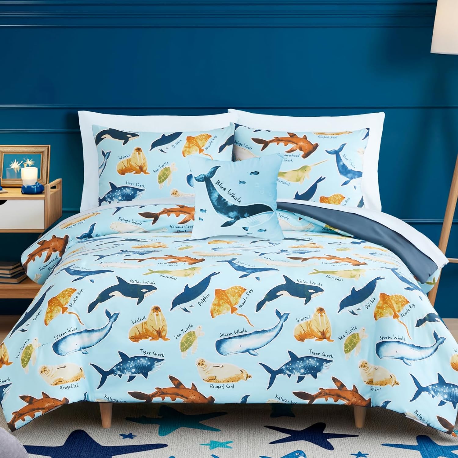 Kids Comforter Set Twin Size for Boys, Glow in The Dark Gamer Bedding Set 1 Comforter, 1 Decor Pillow, 1 Pillow Sham, Twin XL Comforter Set Dorm Bedding - Image 23