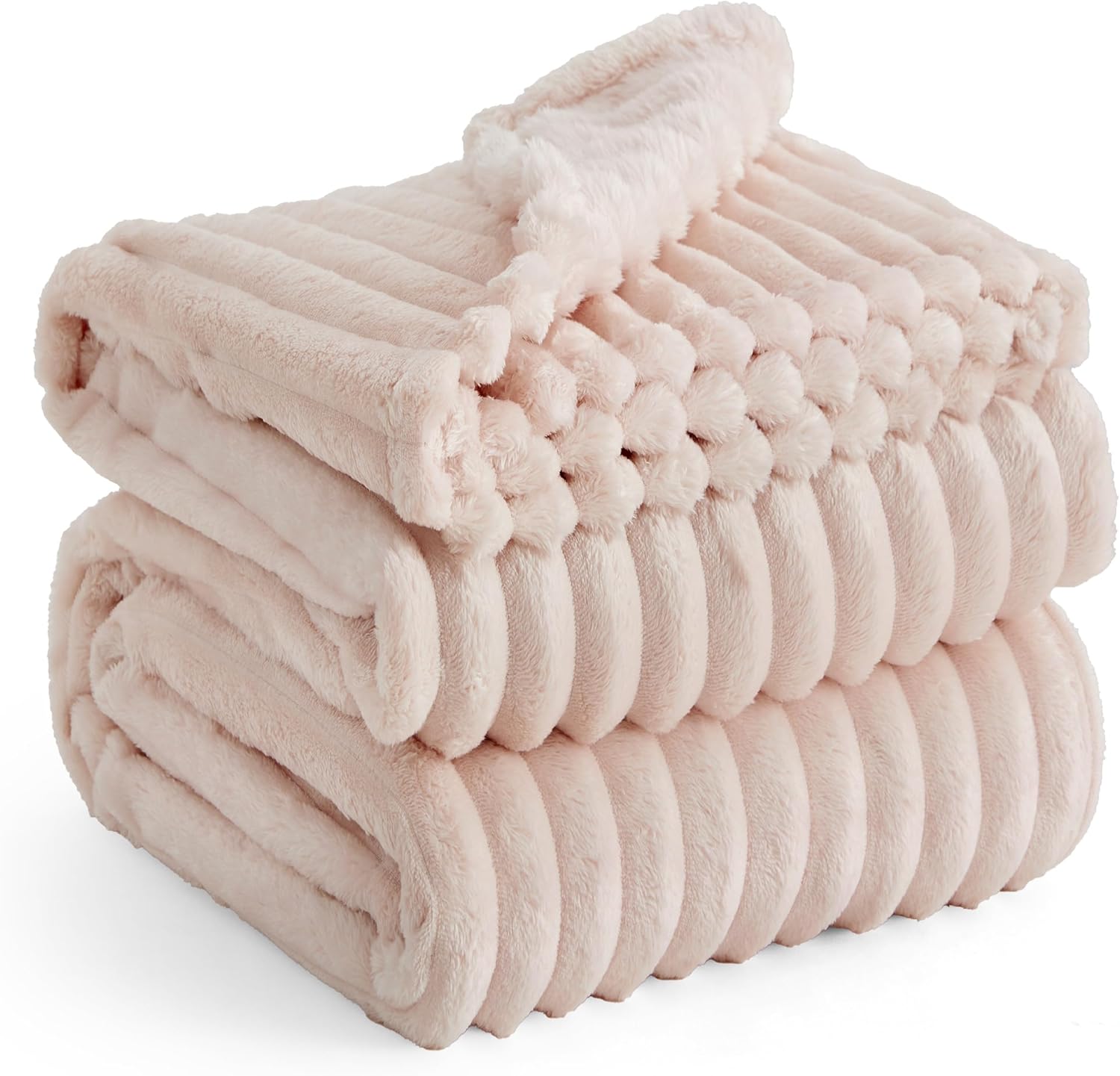 Bedsure GentleSoft Blankets Queen Size for Bed - Cozy Soft Sofa Couch Cover Blankets for Women, Cute Large Bedding Fleece Throws for Girls, Off White, 90x90 Inches - Image 26