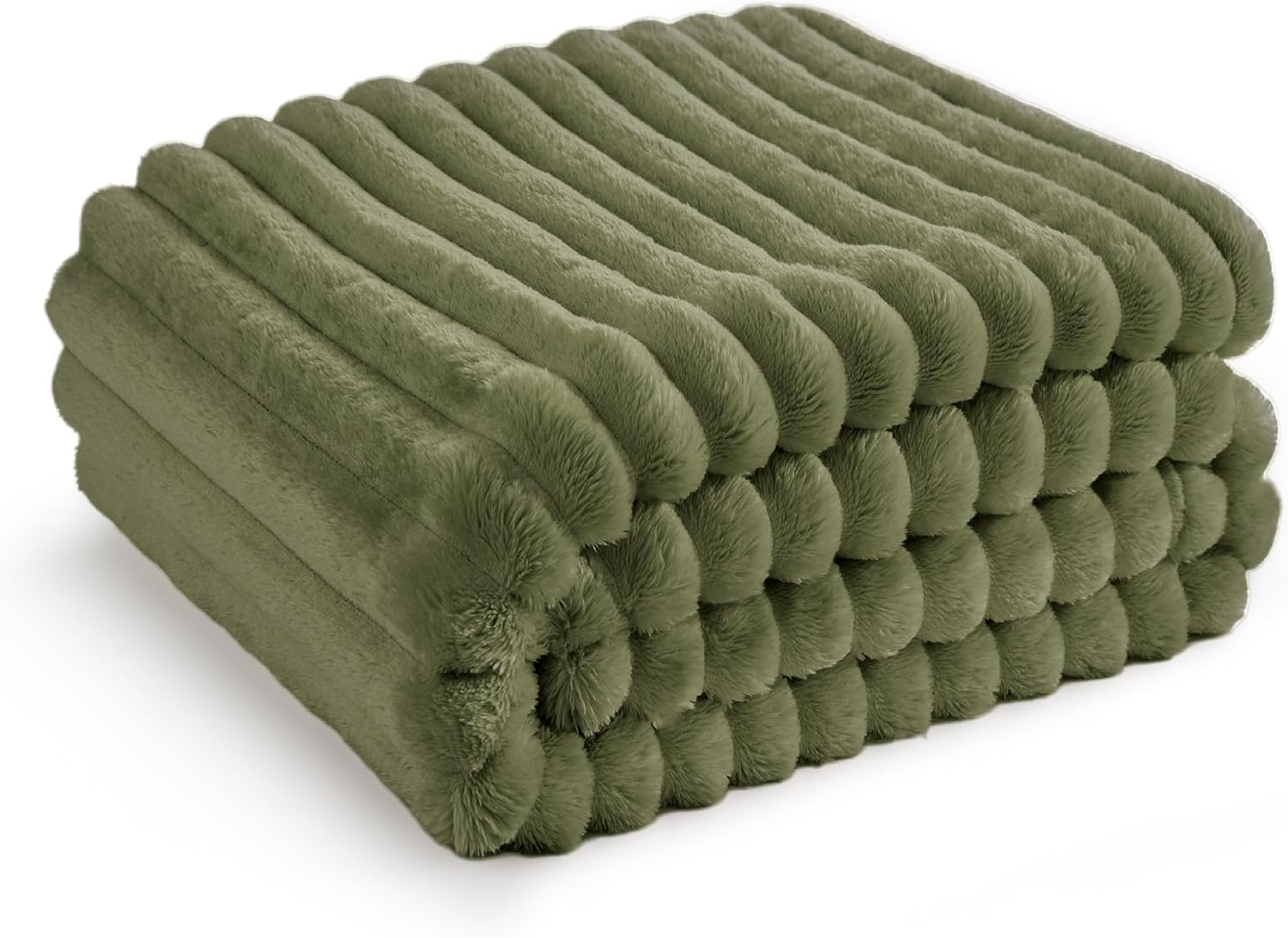 Bedsure GentleSoft Blankets Queen Size for Bed - Cozy Soft Sofa Couch Cover Blankets for Women, Cute Large Bedding Fleece Throws for Girls, Off White, 90x90 Inches - Image 28