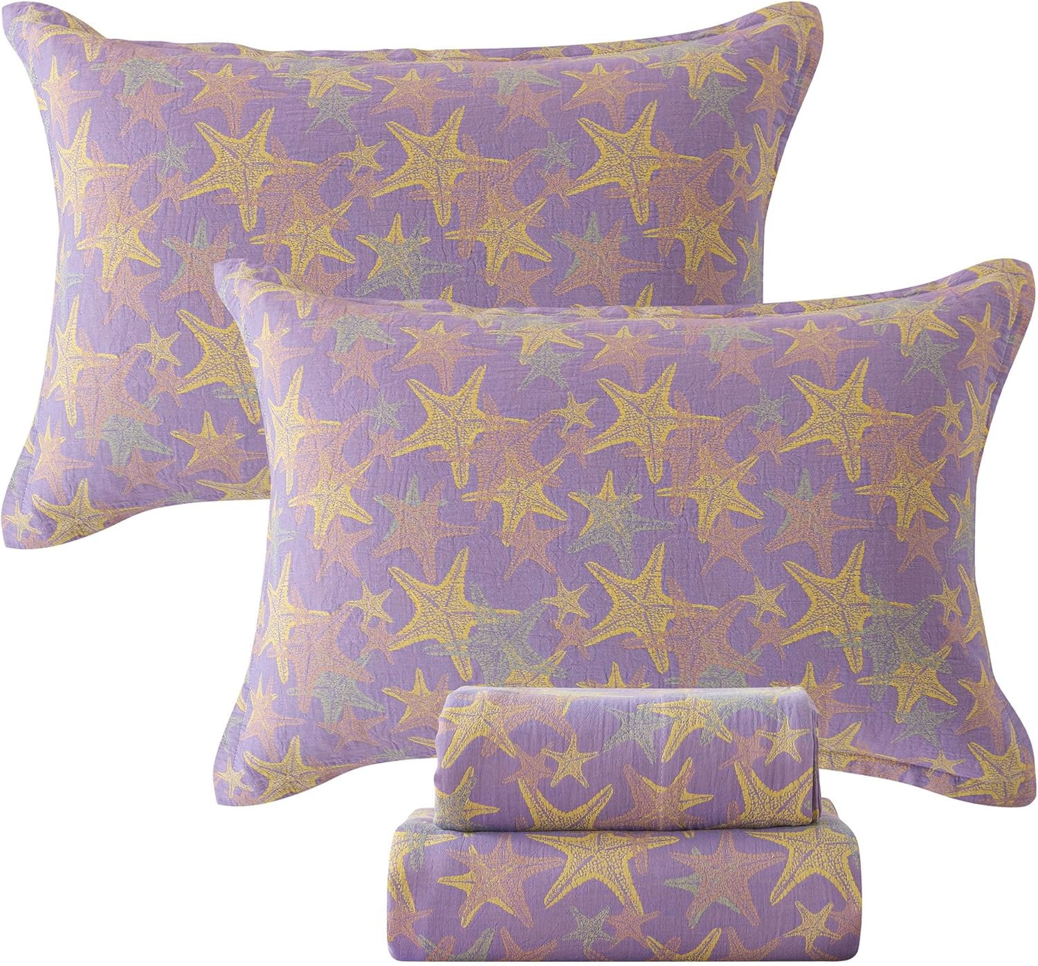 FADFAY Shabby Floral Bedding Elegant Peony Sheets Set Luxury Bedding Collections 100% Egyptian Cotton Deep Pocket, 4 Piece-King Size - Image 51