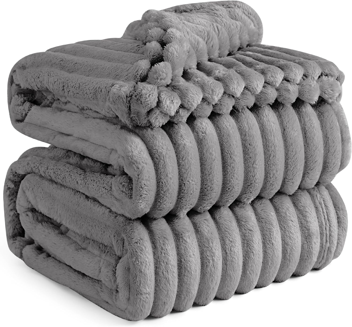 Bedsure GentleSoft Blankets Queen Size for Bed - Cozy Soft Sofa Couch Cover Blankets for Women, Cute Large Bedding Fleece Throws for Girls, Off White, 90x90 Inches - Image 39