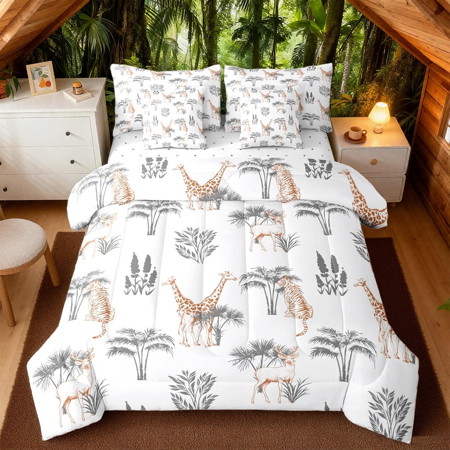 Feelyou Gamer Bedding Set Gamepad Comforter Set with Sheets 7 Piece for Boys Gaming Gifts Bed in a Bag Full Game Controller Red Bed Set with Comforter,Sheets,Cushion Covers - Image 23