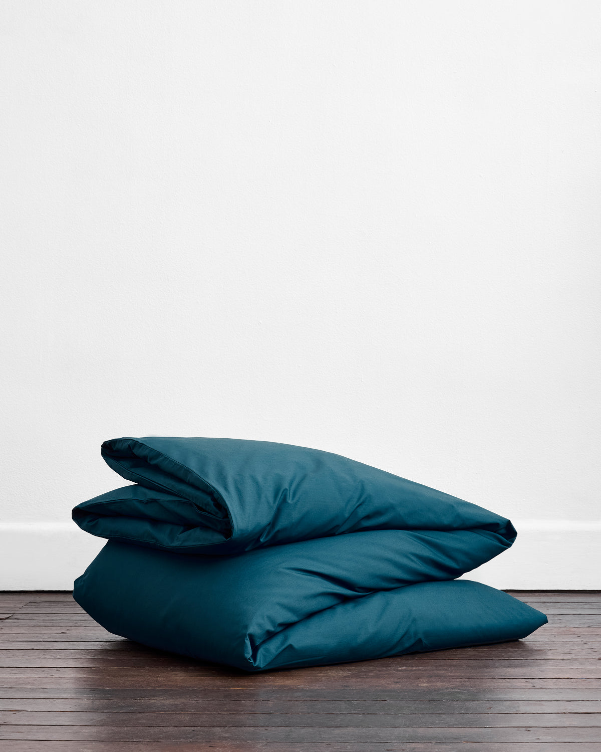 Aegean Organic Cotton Percale Duvet Cover Set - Image 3