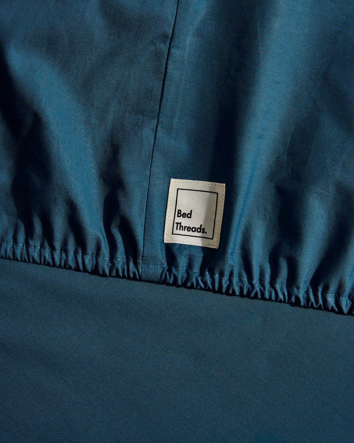 Aegean Organic Cotton Percale Fitted Sheet Set - Image 3