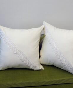 Alejandra Throw Pillow Covers (2PC) 18 X 18 Inches 100% Cotton Sateen