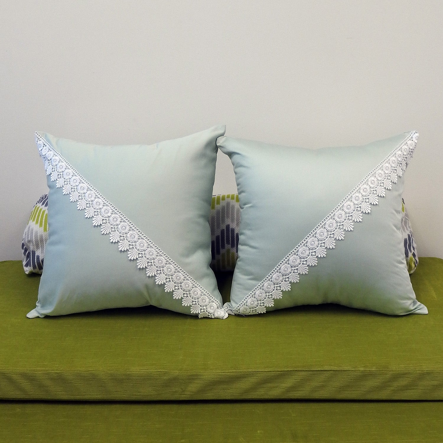 Alejandra Throw Pillow Covers (2PC) 18 X 18 Inches 100% Cotton Sateen - Image 7