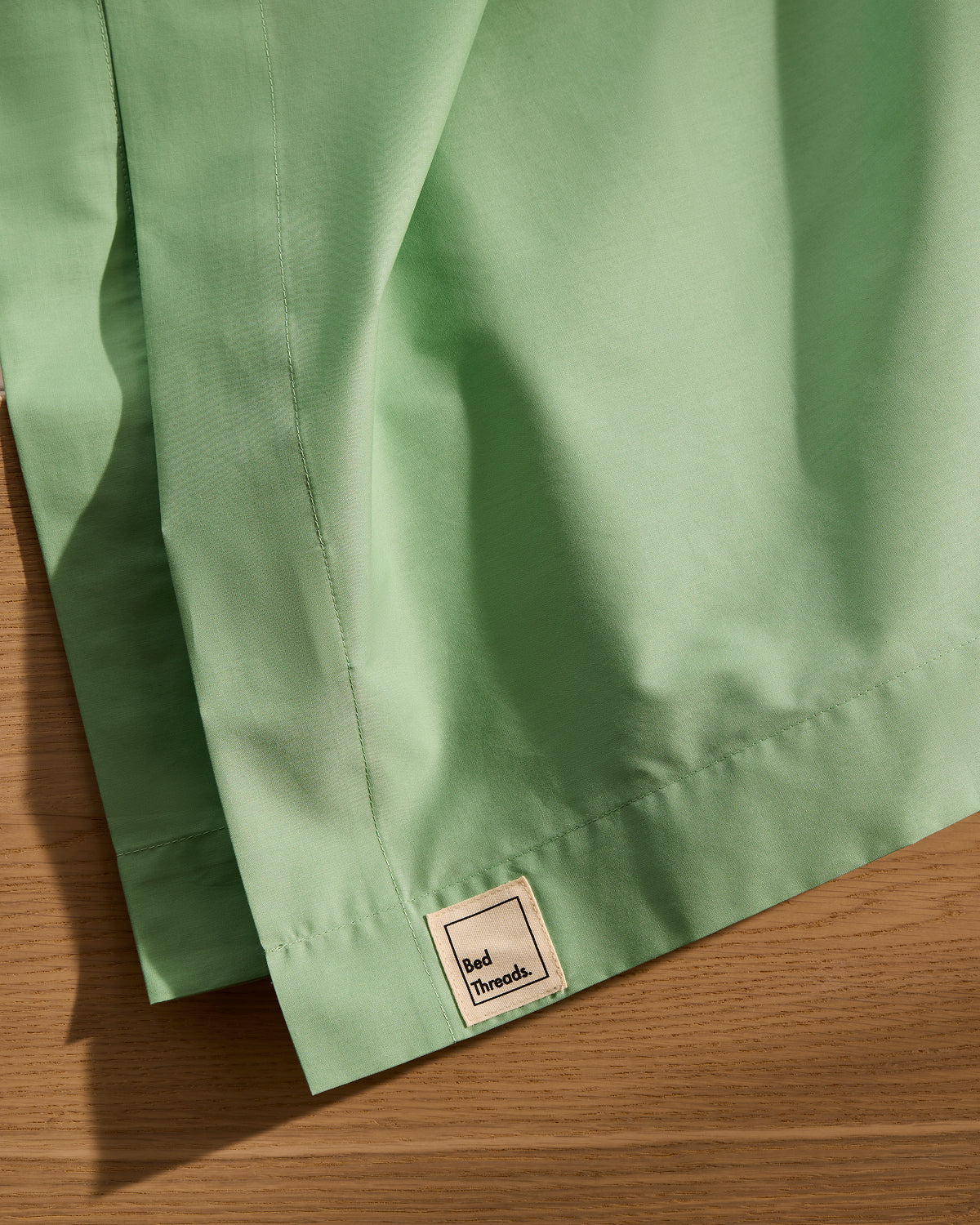 Apple Organic Cotton Percale Flat Sheet - Image 2