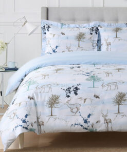 Alpine Snow 100% Cotton Duvet Cover Set