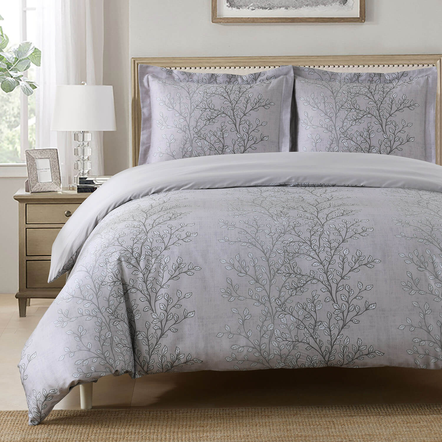 Arboreal 100% Cotton Duvet Cover Set - Image 3