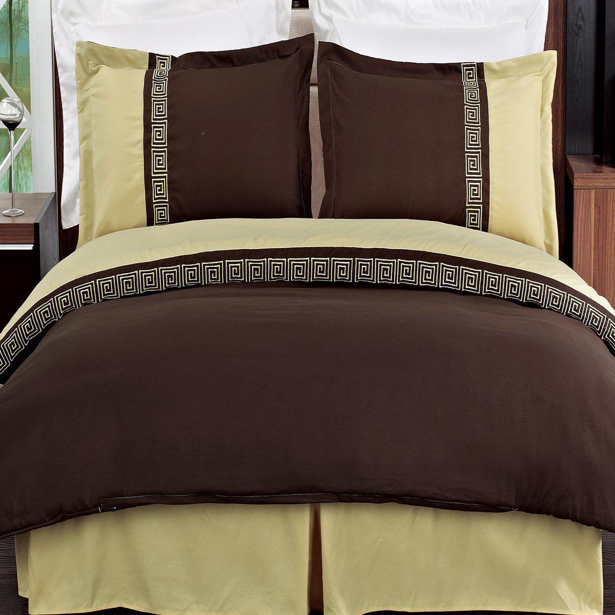 Astrid Embroidered 3-Piece Duvet Cover Sets - Image 4