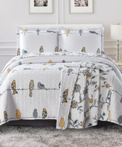 Bedspread Quilt Set - Ayat Birds