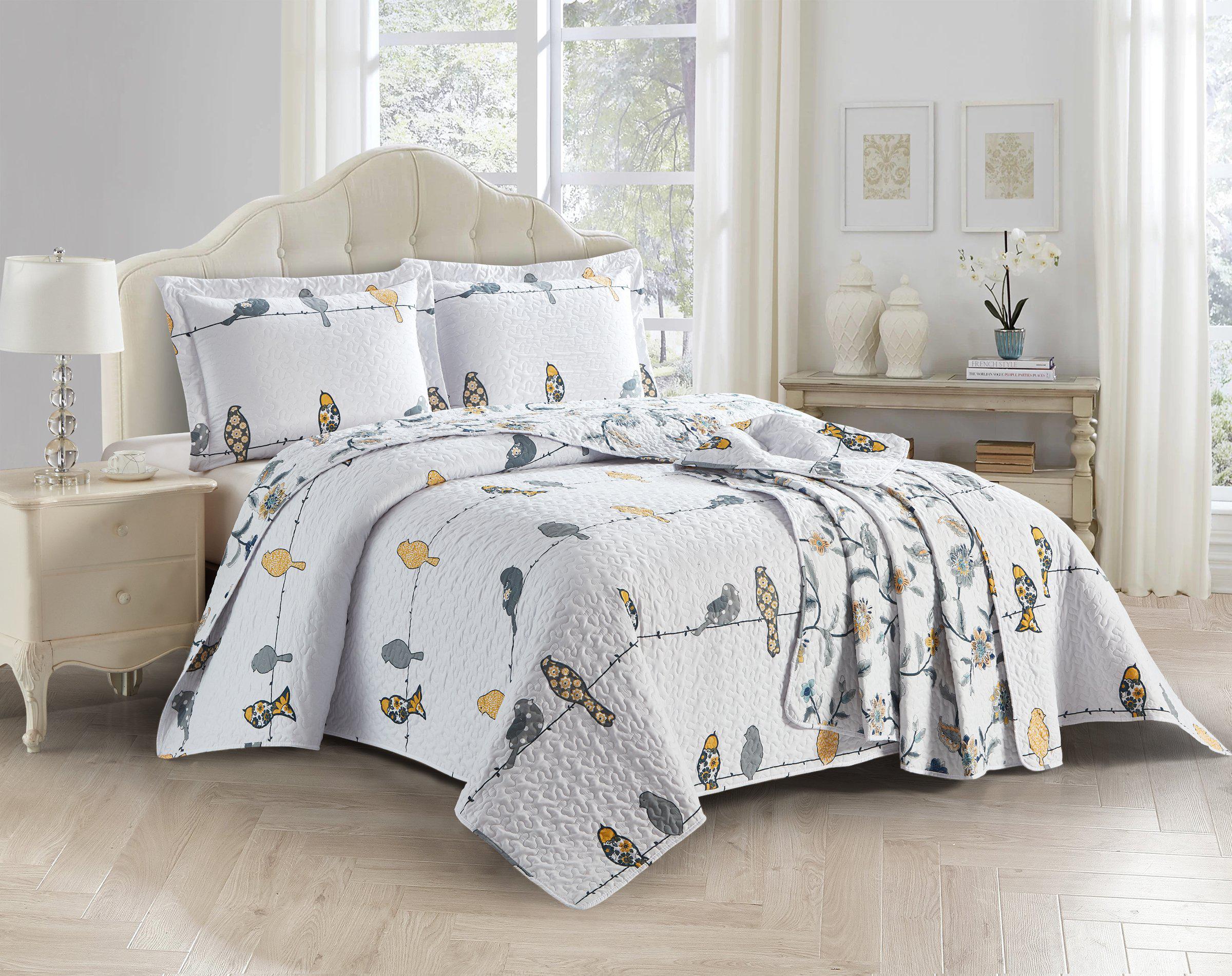 Bedspread Quilt Set - Ayat Birds - Image 2