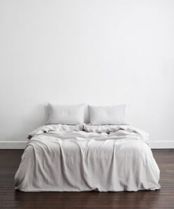 Fog 100% French Flax Linen Bedding Set