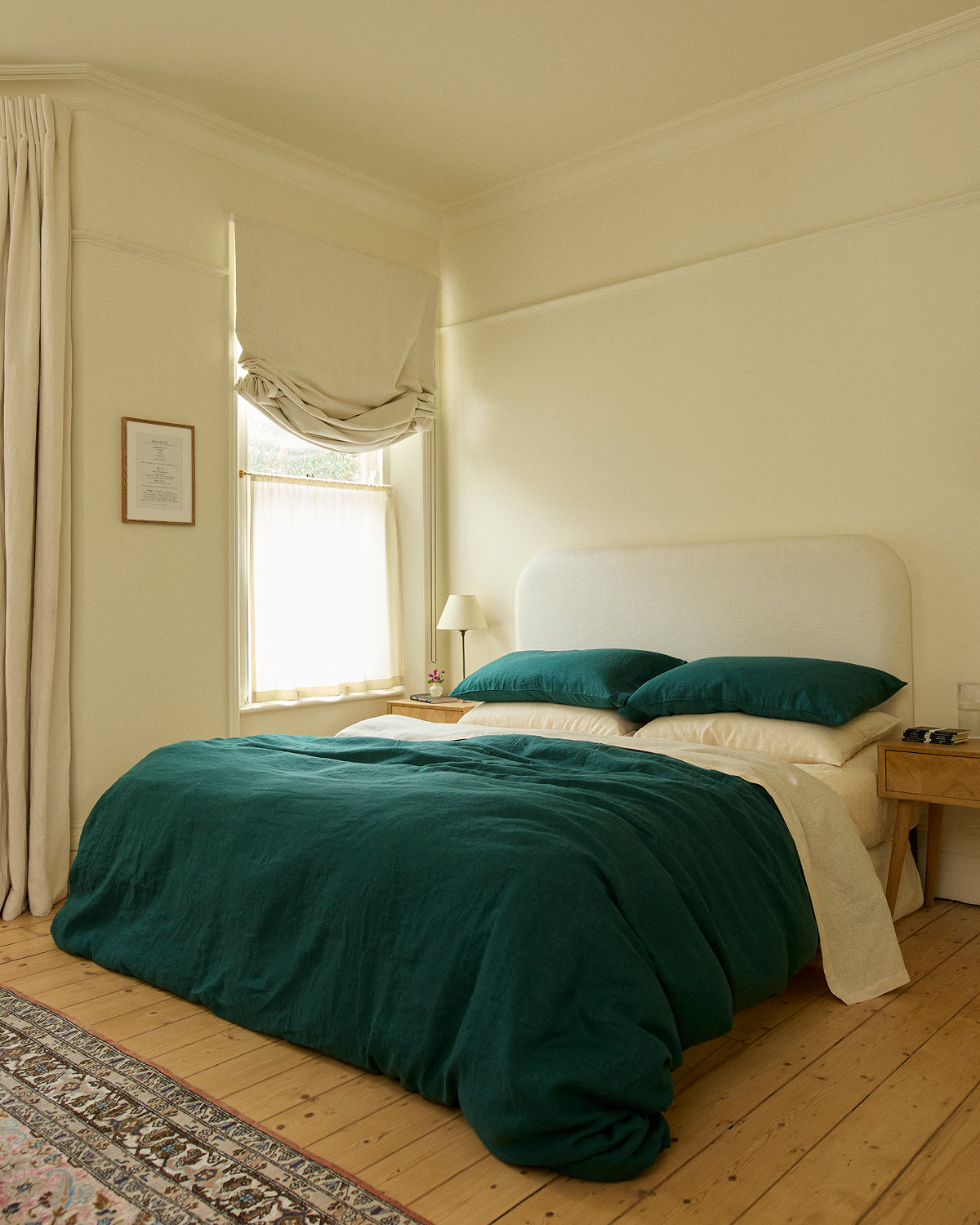 Crème 100% French Flax Linen Flat Sheet - Image 6