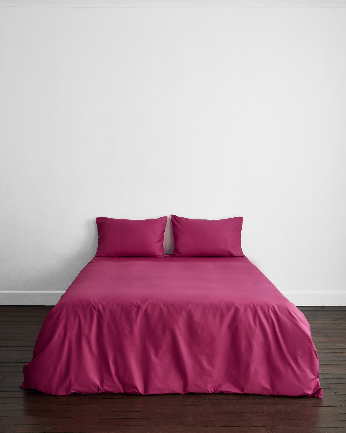 Berry Organic Cotton Percale Duvet Cover - Image 2