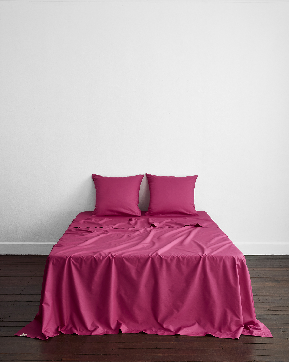 Berry Organic Cotton Percale European Pillowcases (Set of Two) - Image 3