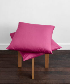 Berry Organic Cotton Percale European Pillowcases (Set of Two)