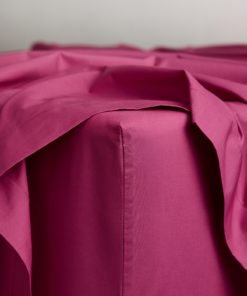 Berry Organic Cotton Percale Fitted Sheet