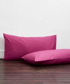 Berry Organic Cotton Percale King Pillowcases (Set of Two)