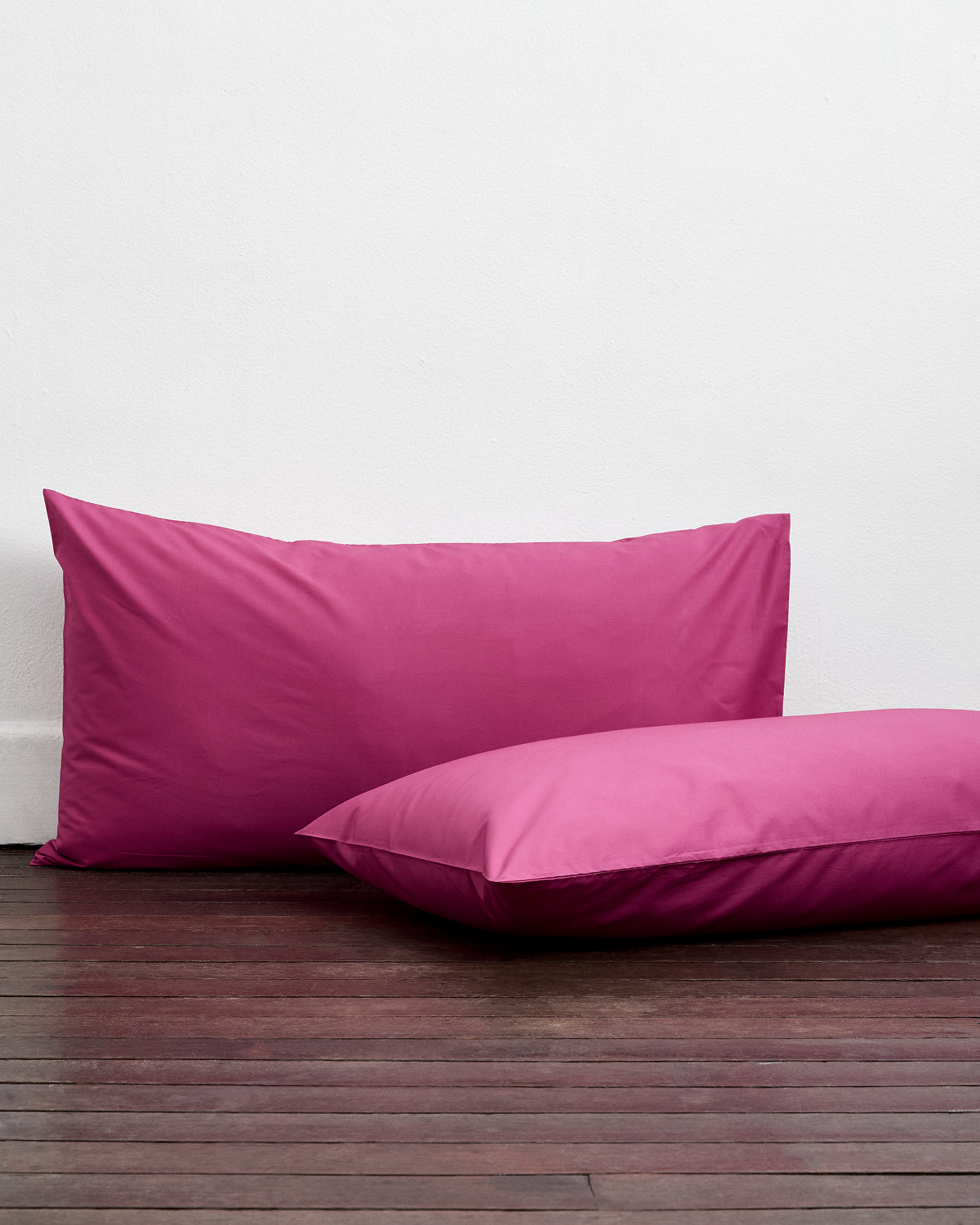 Berry Organic Cotton Percale King Pillowcases (Set of Two)