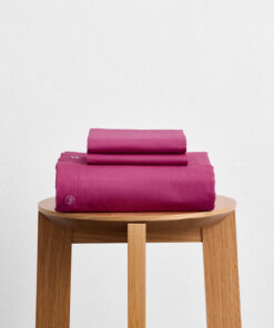 Berry Organic Cotton Percale Duvet Cover Set